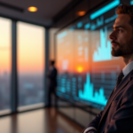 "Unlock Data Insights with AI-Powered Analytics: Mastering Data Science and Mining in Business Decision-Making" "A business professional stands in a high-tech conference room, gazing at a data visualization dashboard with AI-driven insights, showcasing their expertise in AI automation skills."